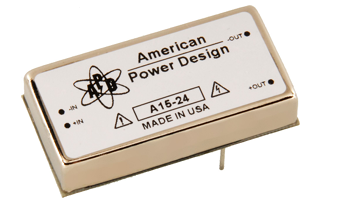 A15-24 15W高壓DC/DC轉(zhuǎn)換器American Power Design A15-24 15W高壓DC/DC轉(zhuǎn)換器American Power Design