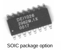 DEI1026航空電子六通道離散信號轉數字信號接口芯片 DEI1026航空電子六通道離散信號轉數字信號接口芯片