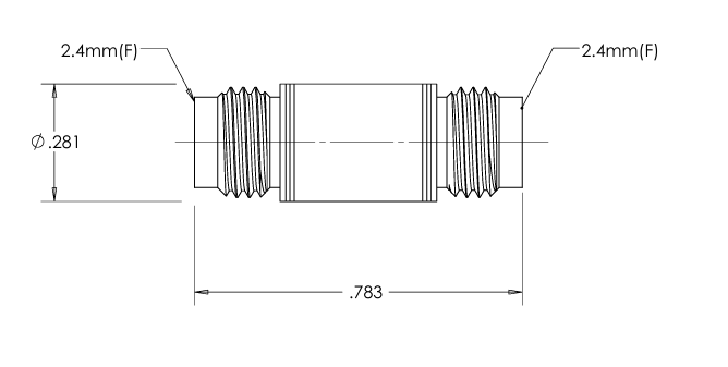 溫徹斯特Winchester TRU-11244連接器尺寸圖 溫徹斯特Winchester TRU-11244連接器尺寸圖